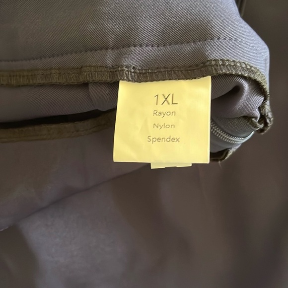 NWOT Navy Blue High Waisted Double Breast Sailor Trousers size 1X - Picture 8 of 10